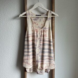 Gypsy 05 Tye dye silk tank blouse sz: Med